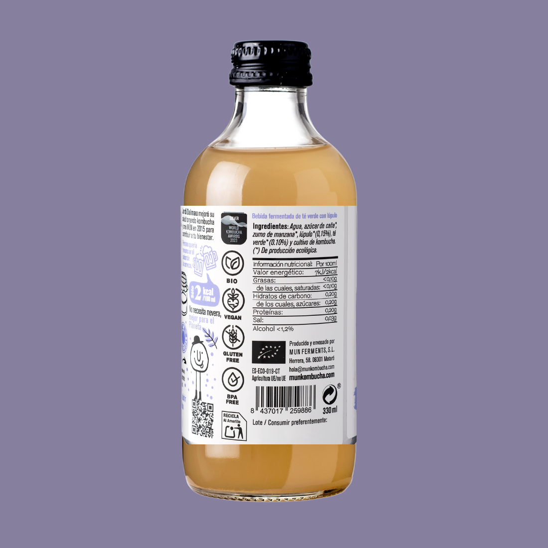 NOT-BIRRA KOMBUCHA| 12 botellas 250 ml