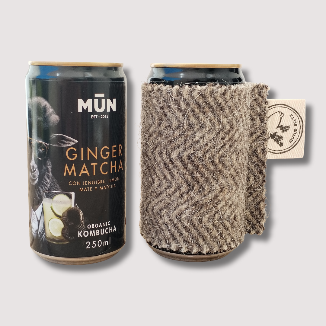 Pack de 2 fundas de lana de oveja negra karrantzana