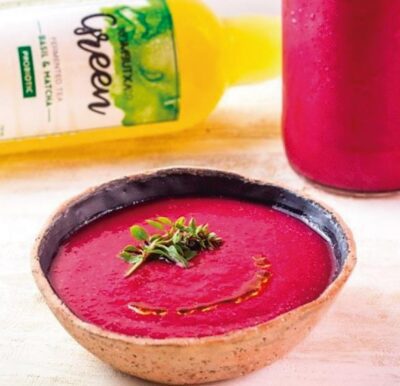 Gazpacho Probiótico con GREEN Kombucha