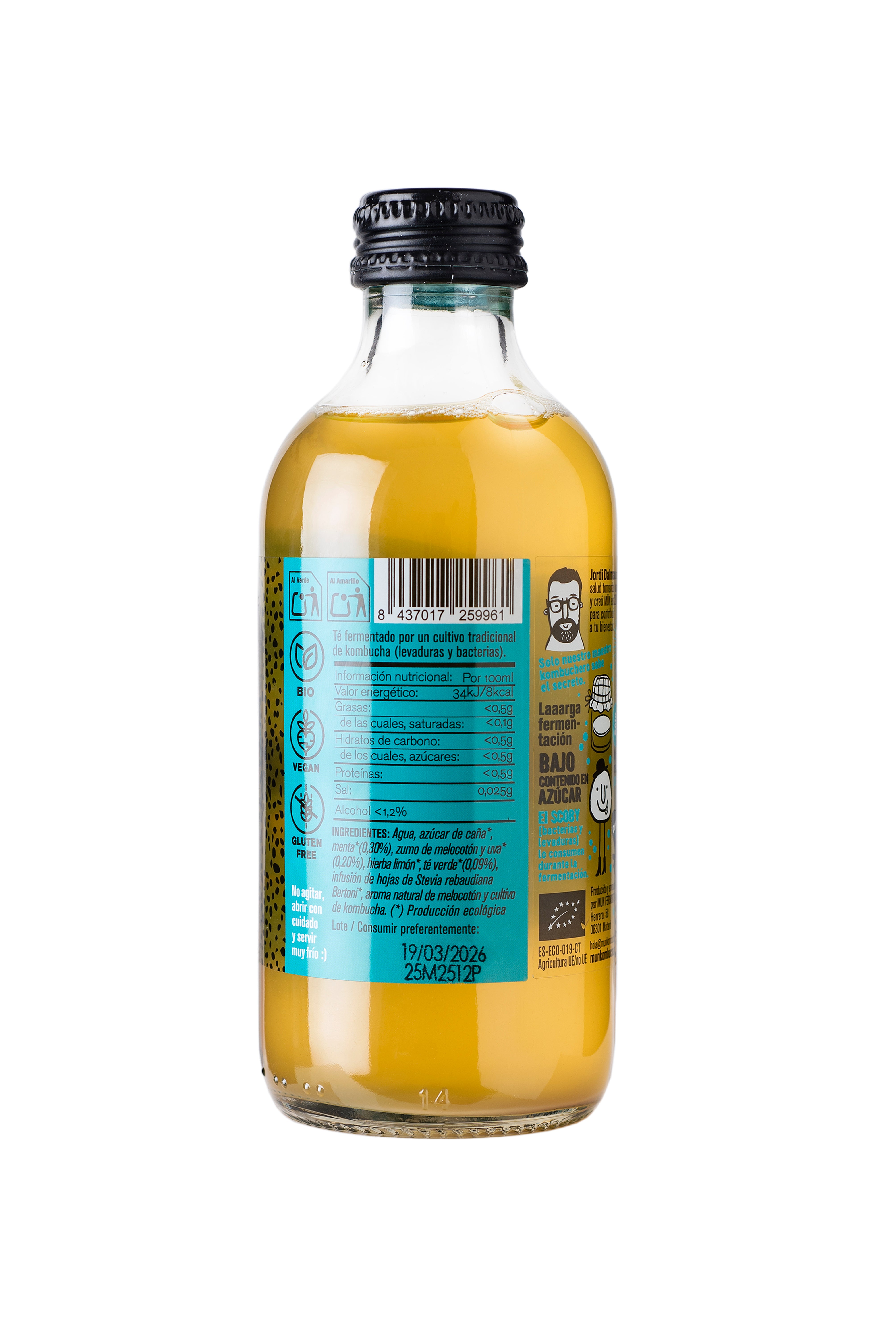 Menta Melocotón  | 12 botellas 250 ml