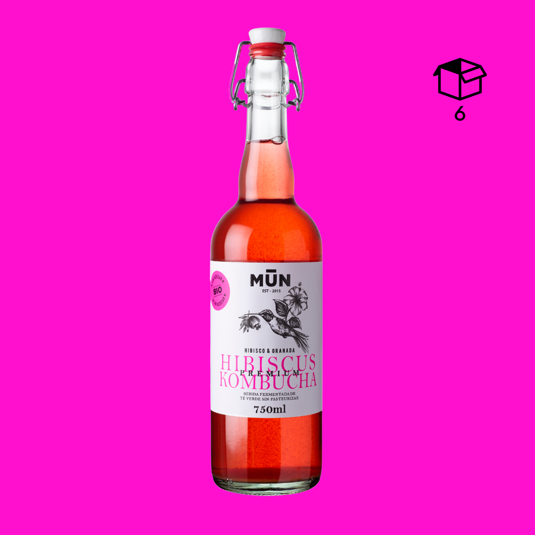 Premium HIBISCUS | 6 botellas 750 ml