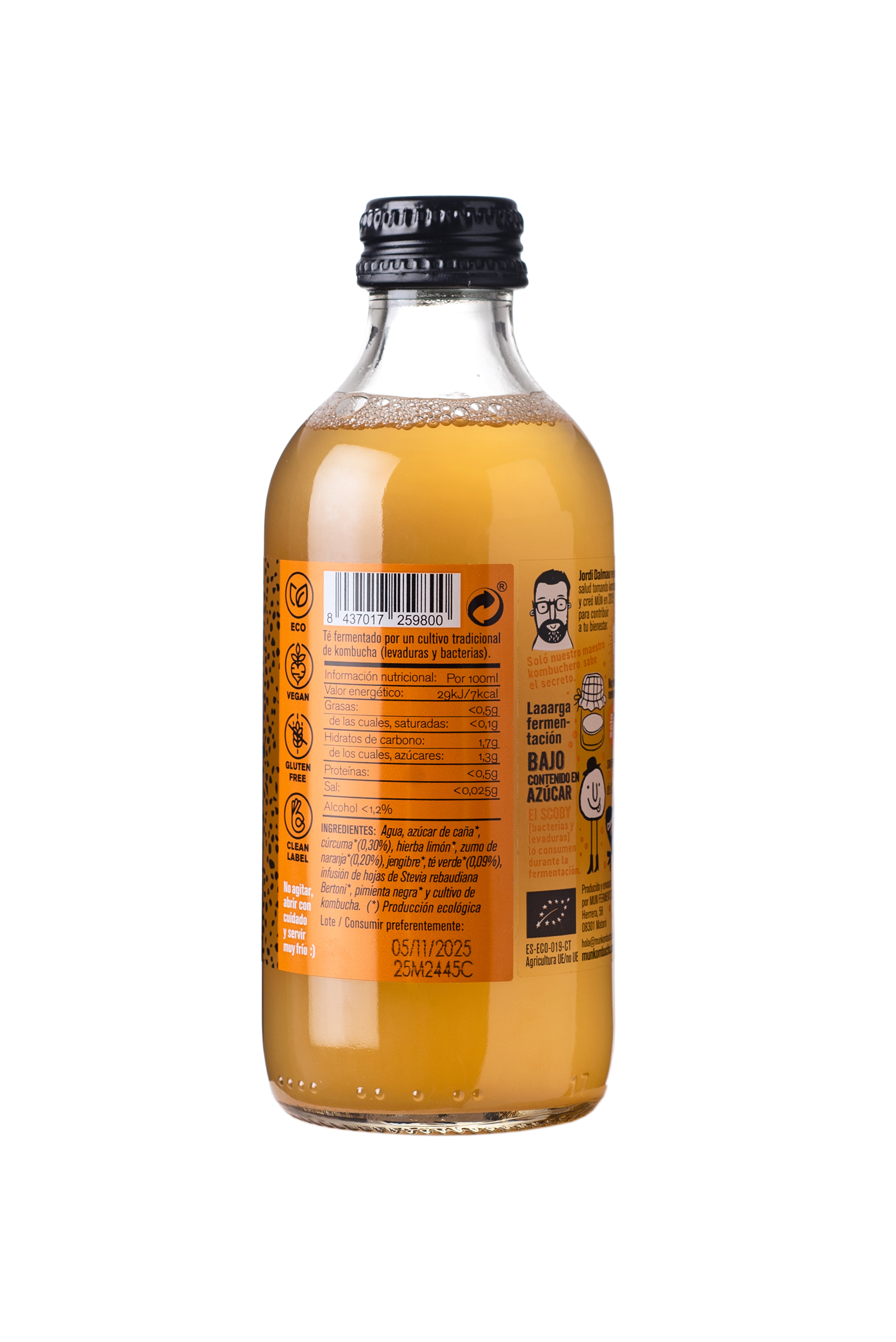 Cúrcuma Naranja  | 12 botellas 250 ml