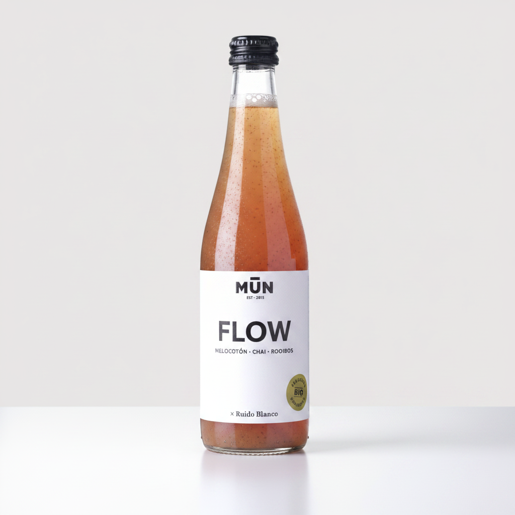 500 ml flow mun ruido blanco - kombucha Mūn x Ruido Blanco